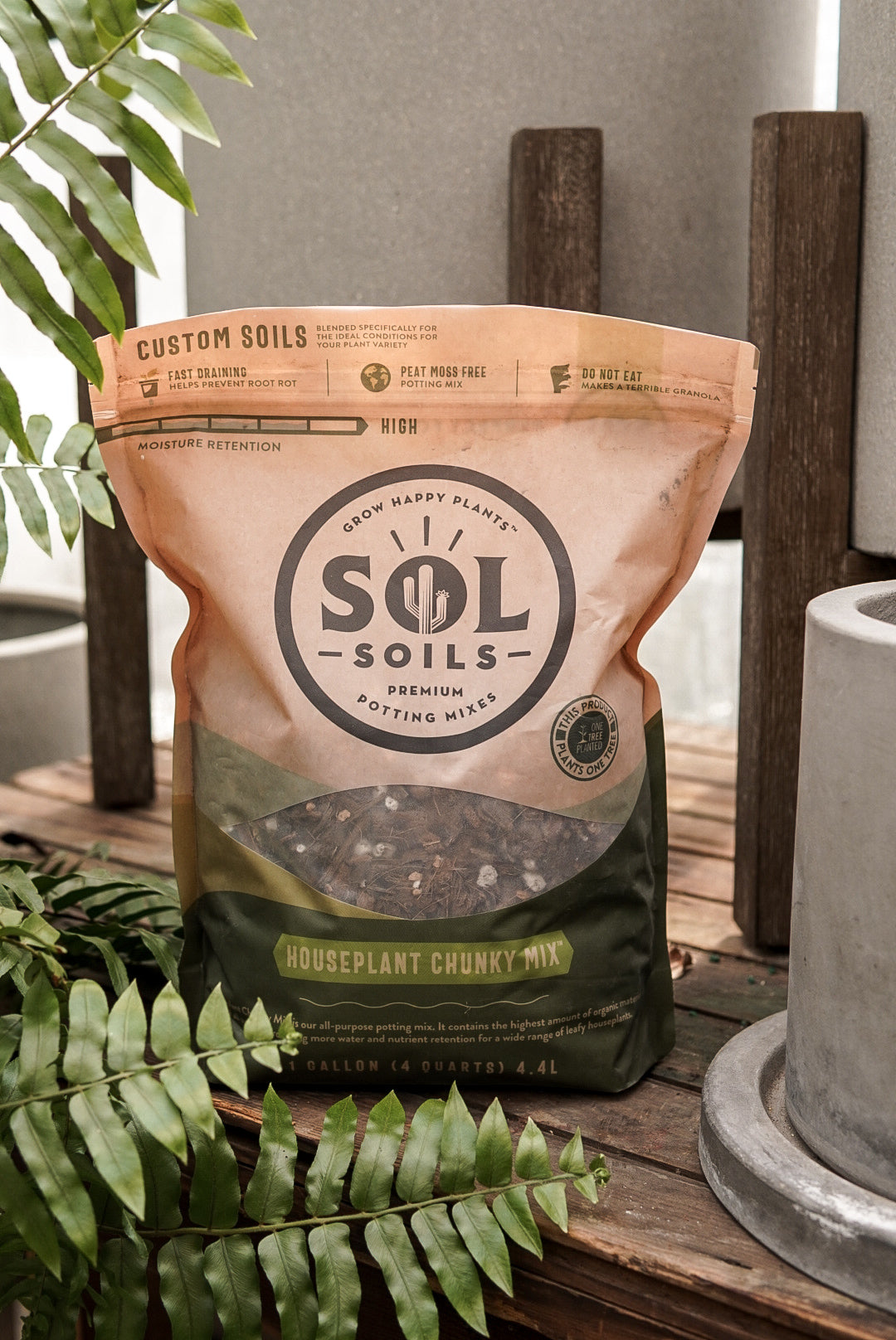 Sol Soils 4qt Houseplant Chunky Mix – Bast Brothers Garden Center