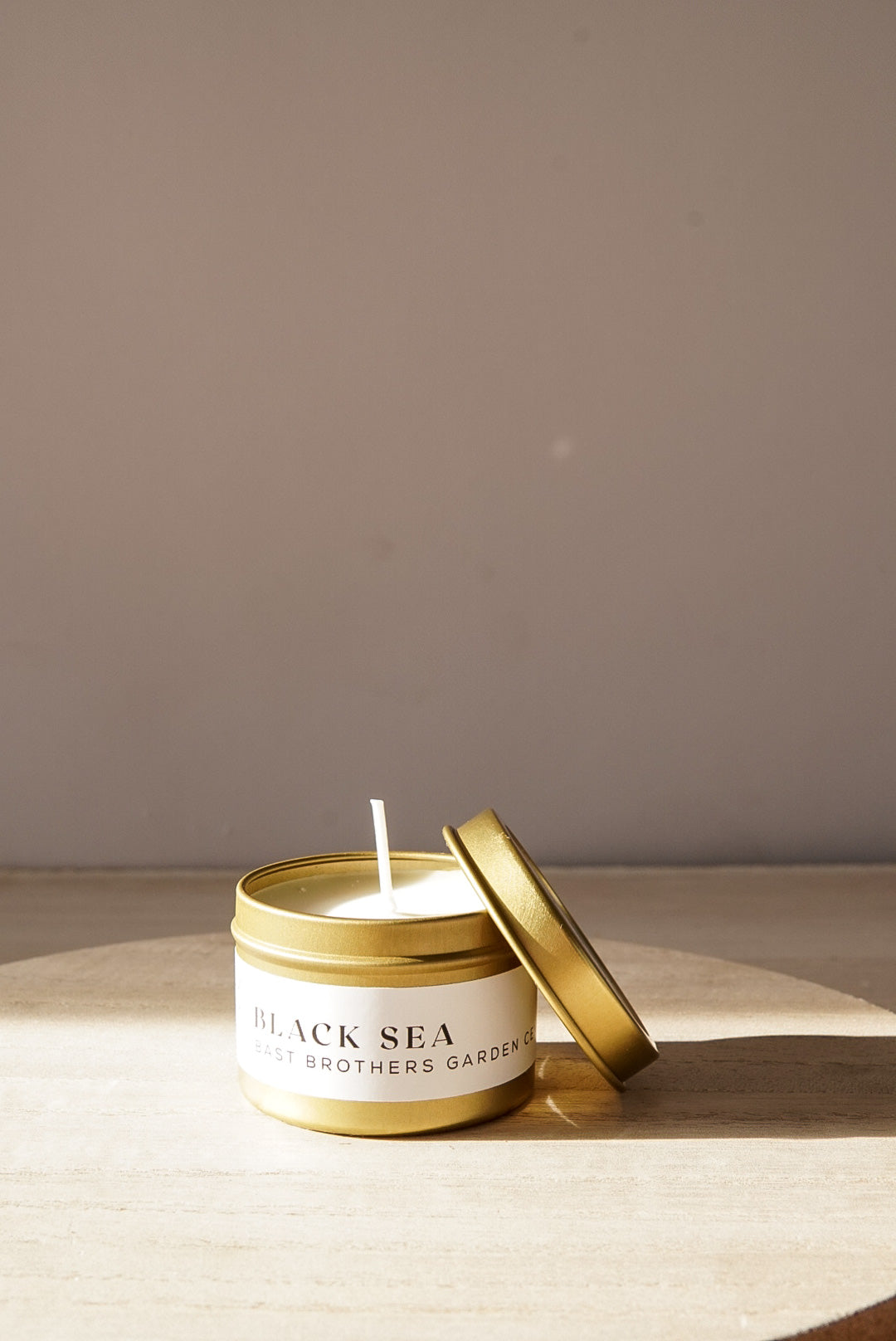 02 Ounce Black Sea Tin Candle