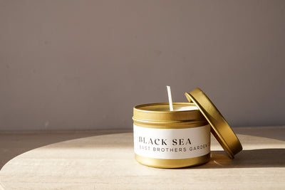 02 Ounce Black Sea Tin Candle