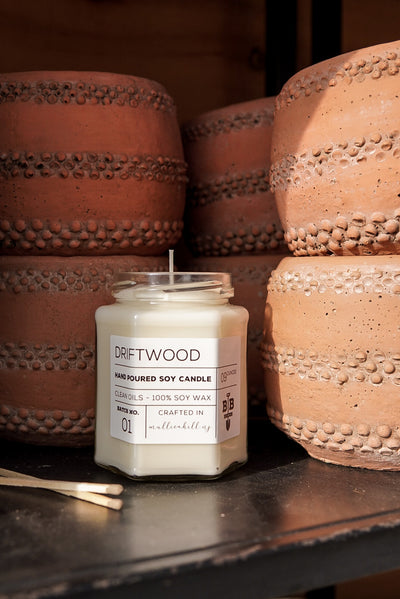 09 Ounce Driftwood Candle