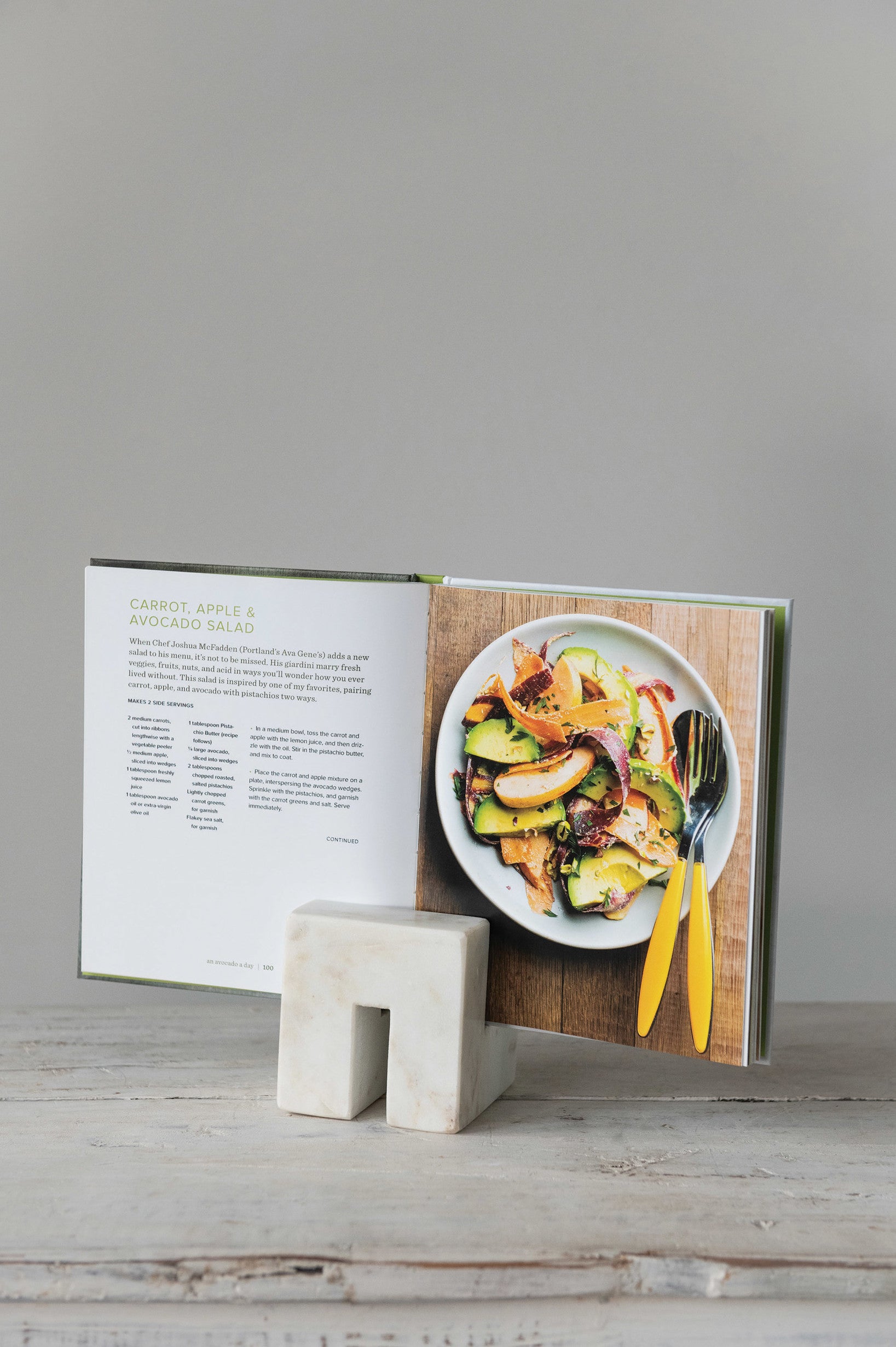 Square Marble Cookbook Stand Bast Brothers Garden Center