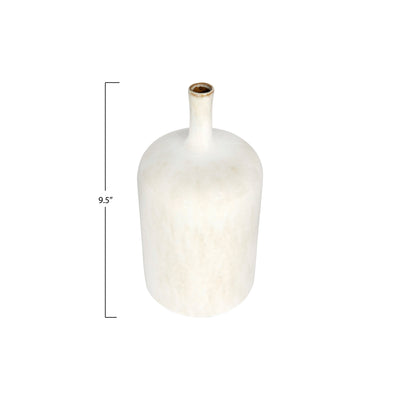 Stoneware Vase with Glaze, Medium