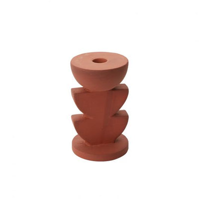 Cadwell Terracotta Candleholder, Small