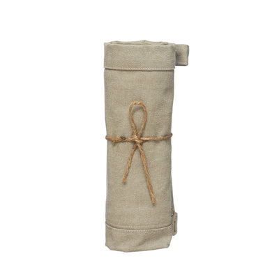 Cotton Canvas Half Garden Apron, Khaki