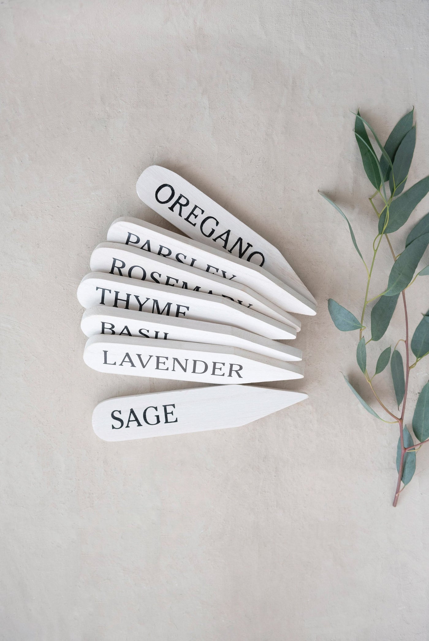 Paulownia Wood Herb Garden Markers