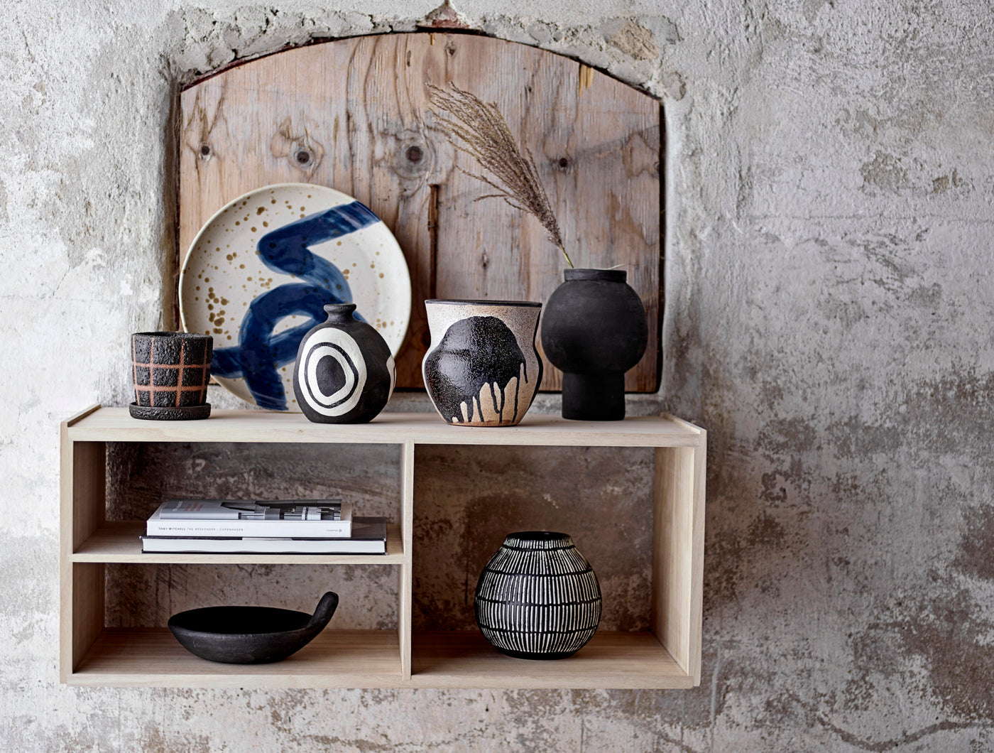 Black Handmade Terracotta Vase