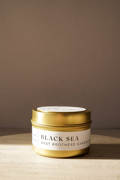 04 Ounce Black Sea Tin Candle