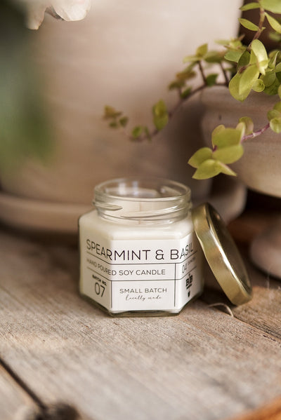 04 Ounce Spearmint & Basil Candle