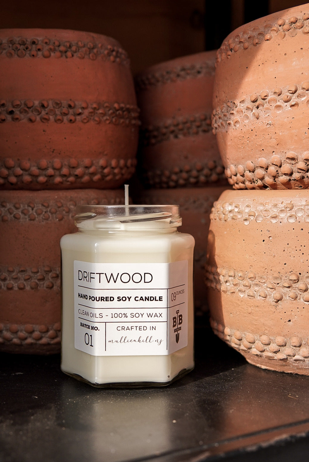 09 Ounce Driftwood Candle