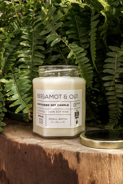 09 Ounce Bergamot & Oud Candle