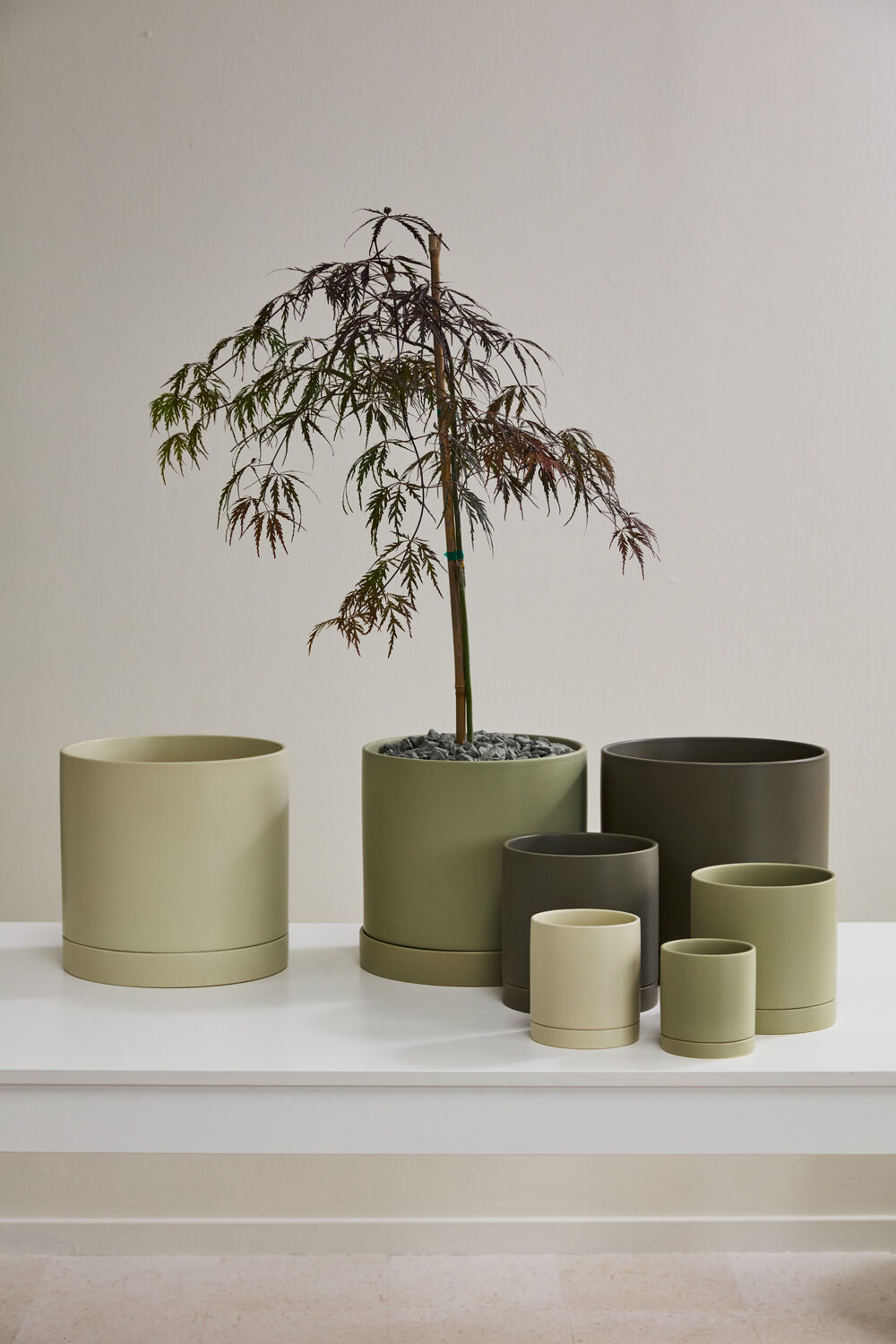 Romey Pot 5", Tan