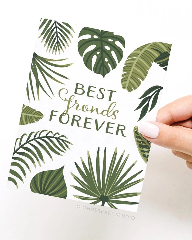 Best Fronds Forever Greeting Card