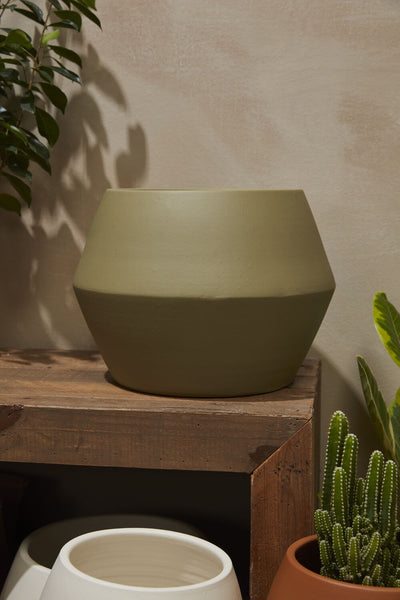 Green Hydra Pot, 9"