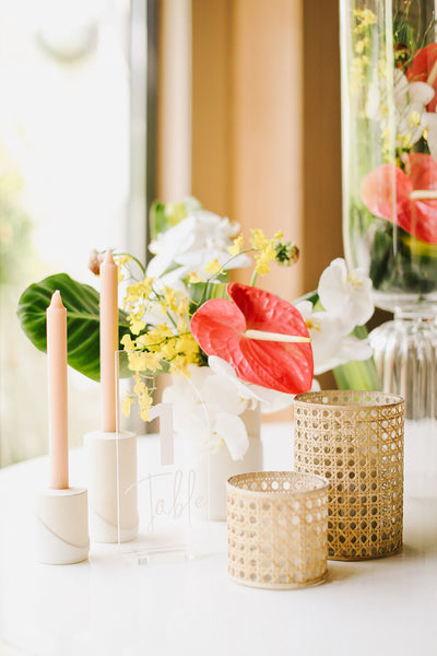 Stanza Cane Wrapped Vase, Small