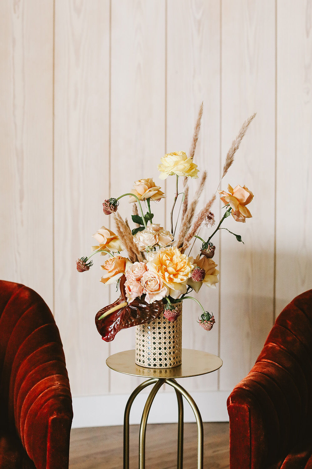 Stanza Cane Wrapped Vase, Large