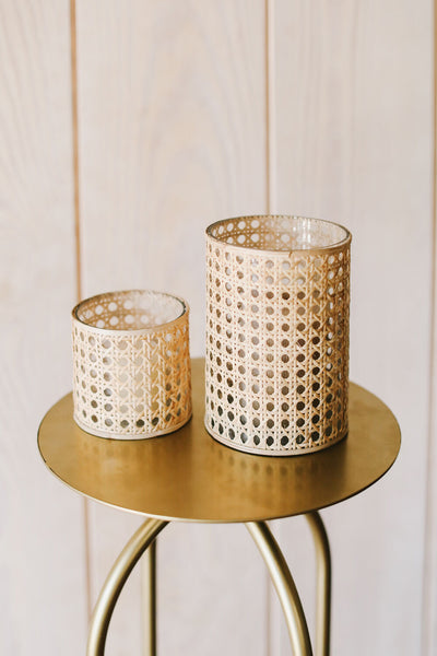 Stanza Cane Wrapped Vase, Large