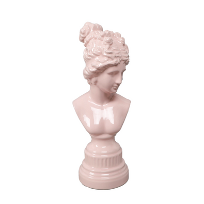 12"H Ceramic Greecian, Pink