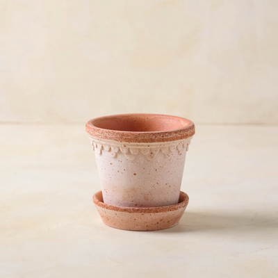 Bergs Københavner Terracotta Pot, Rose, 12cm (4.7")