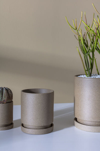 Tan Imogen Pot, 4.5"