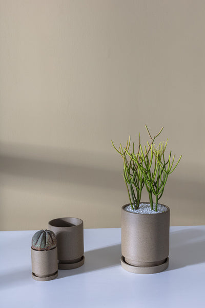 Tan Imogen Pot, 6"