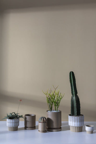 Tan Imogen Pot, 6"