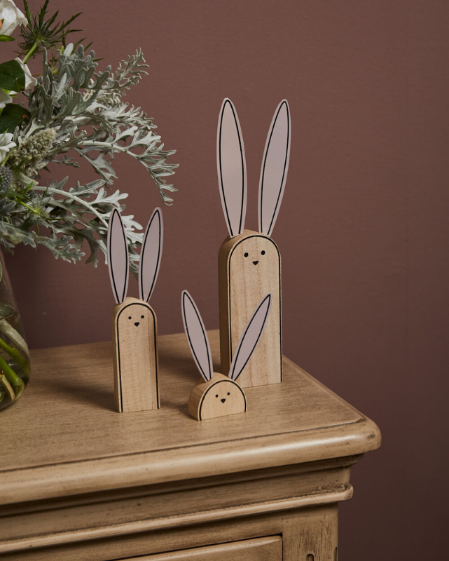 Trixie Wood Bunny, Large