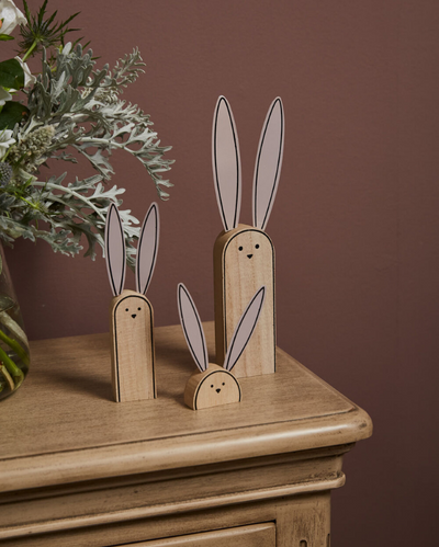 Trixie Wood Bunny, Large