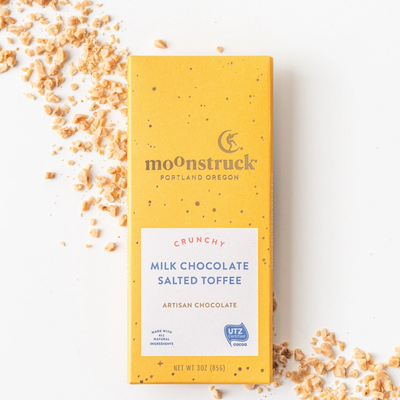 Moonstruck Crunchy Milk Salted Toffee Bar
