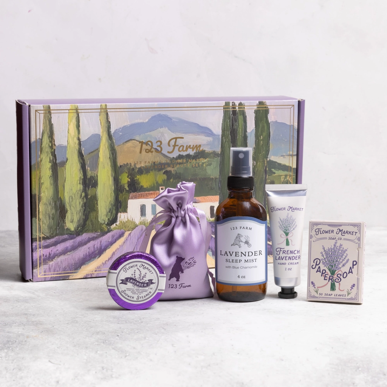 123 Farm Lavender Beauty Set