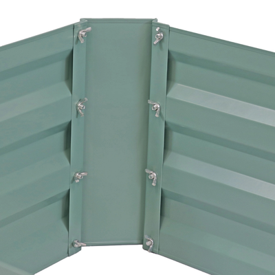 Steel Rectangle Raised Garden Bed - 4' X 8' - Green