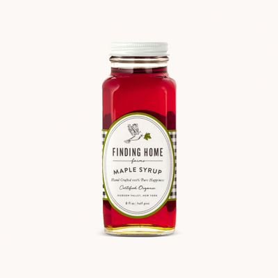 100% Organic Maple Syrup - 8 oz Farmhouse Bottle