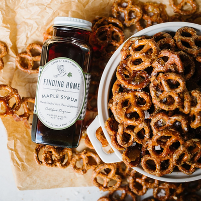 100% Organic Maple Syrup - 8 oz Farmhouse Bottle