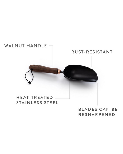 Barebones Garden Scoop, Black