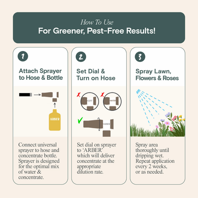 Arber Insecticide For Rose & Flower 16oz Spray