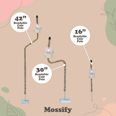 Mossify 30" Bendable Coir Pole
