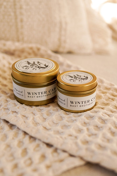 04 Ounce Winter Cabin Tin Candle