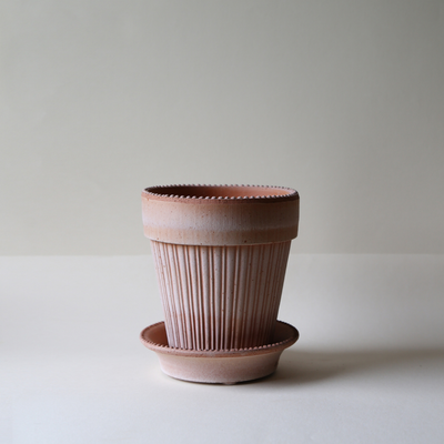 Bergs Simona Terracotta Pot, Rosa, 14cm (5.5")