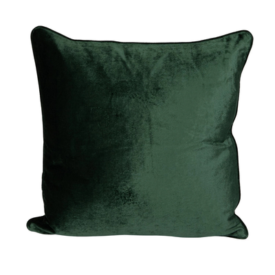 18" Cotton Velvet Swan Pillow