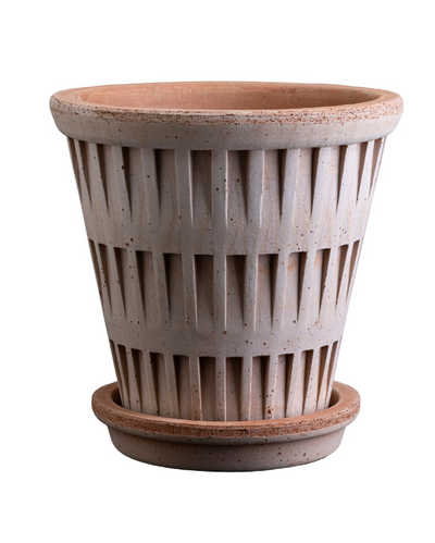 Bergs Pantheon Terracotta Pot, Rosa, 18cm (7.1")