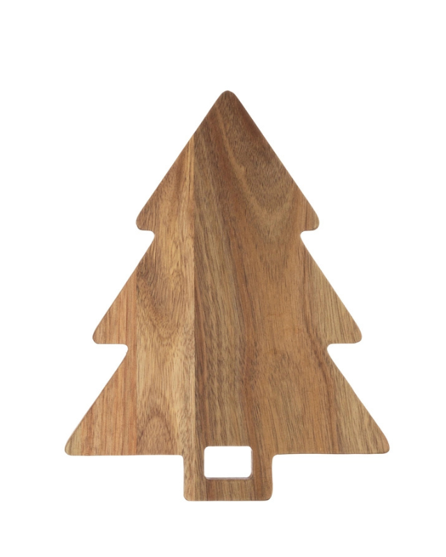 10" Long Tree Wood Serving Board