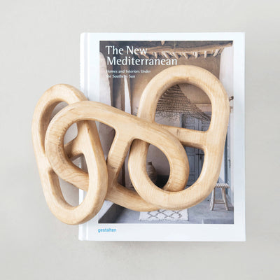 Mango Wood Chain Decor, Natural