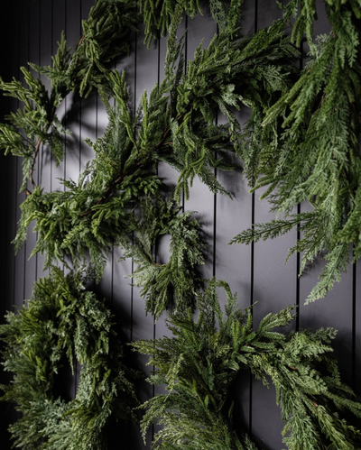 24" Norfolk & Cypress Mixed Real Touch Wreath