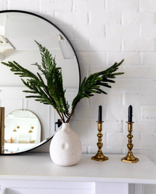 31" Norfolk Pine Real Touch Christmas Stem