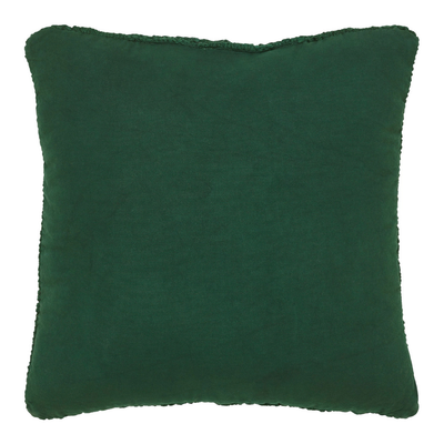 18" Cable Knit Sweater Pillow, Green
