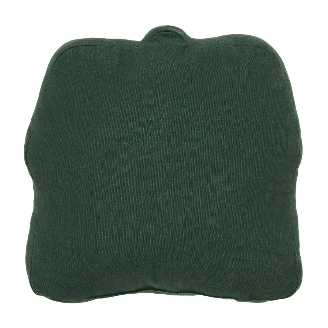 14" Christmas Cottage Pillow with Beads