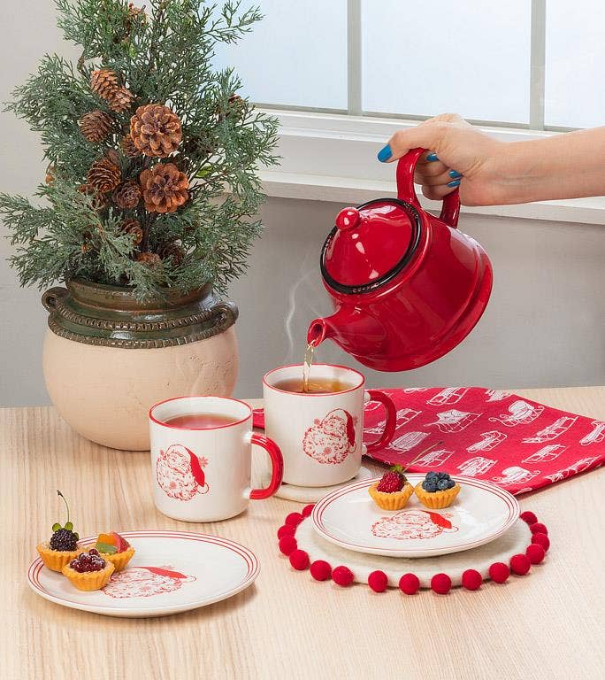 Vintage Kris Kringle Santa Plate