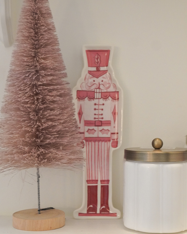 Stoneware Nutcracker Shaped Plate