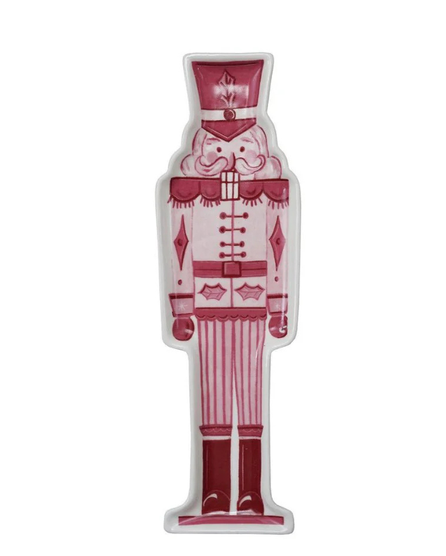 Stoneware Nutcracker Shaped Plate