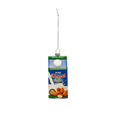 Glass Almond Milk Ornament