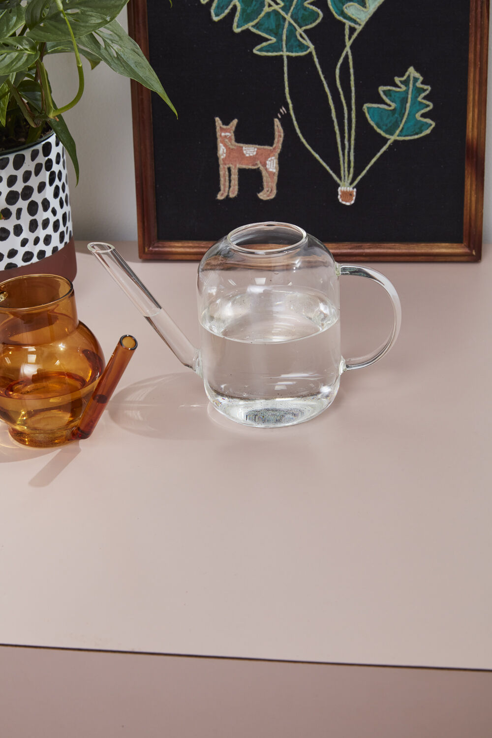 Pequeno Glass Watering Can, Clear